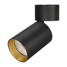 Фото #1 товара Светильник SP-POLO-SURFACE-FLAP-R85-15W Day4000 (BK-GD, 40 deg) (Arlight, IP20 Металл, 3 года)
