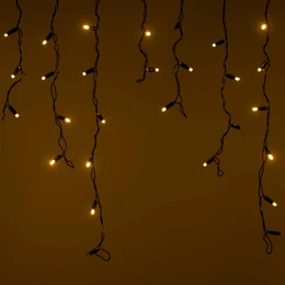 Фото #1 товара Светодиодная гирлянда ARD-EDGE-CLASSIC-2400x600-BLACK-88LED-FLASH Warm/Warm (230V, 6W) (Ardecoled, IP65)