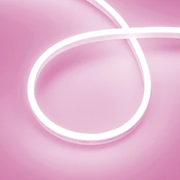 Фото #1 товара Светодиодная лента герметичная AURORA-PS-A120-12x6mm 24V Pink (10 W/m, IP65, 2835, 5m) (Arlight, Силикон)
