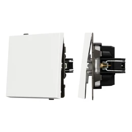 Фото #1 товара Механизм выключателя одноклавишный непроходной SWT-TENDO-MK01-PL-WH (230V, 10A) (Arlight, -)