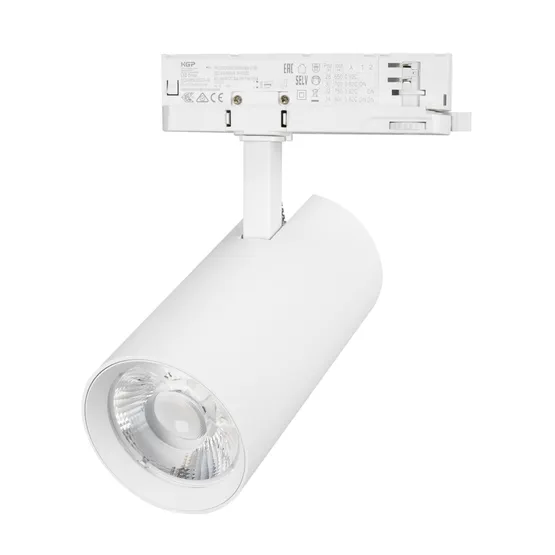 Фото #1 товара Светильник LGD-GERA-4TR-R90-30W Warm3000 (WH, 36 deg, 230V) (Arlight, IP20 Металл, 5 лет)
