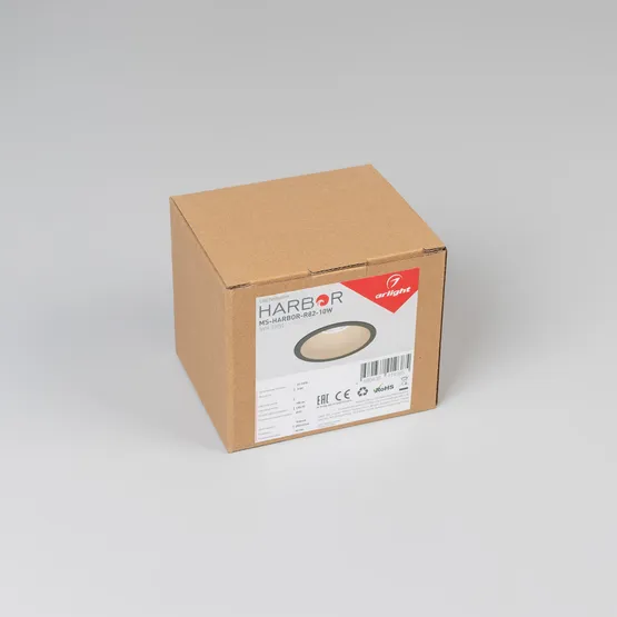 Фото #6 товара Светильник MS-HARBOR-R82-10W Warm2700 (BK, 50 deg, 230V) (Arlight, IP20 Металл, 5 лет)