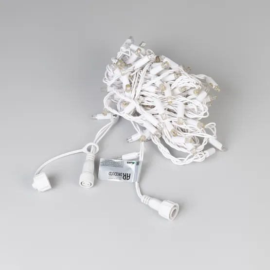Фото #3 товара Светодиодная гирлянда ARD-STRING-PRO-10000-WHITE-100LED-FLASH WARM (230V, 7W) (Ardecoled, IP65)