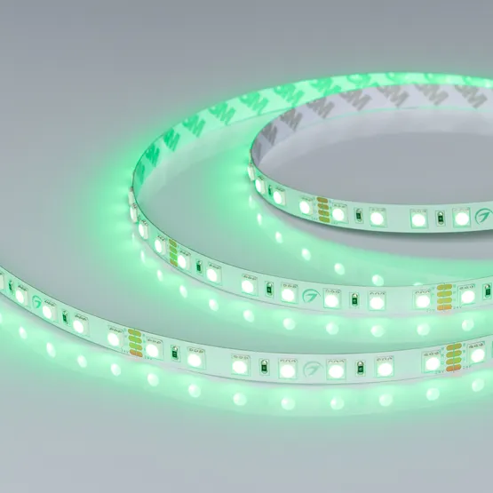 Фото #2 товара Светодиодная лента RT-B70-10mm 24V RGB (14 W/m, IP20, 5m) (Arlight, Открытый)