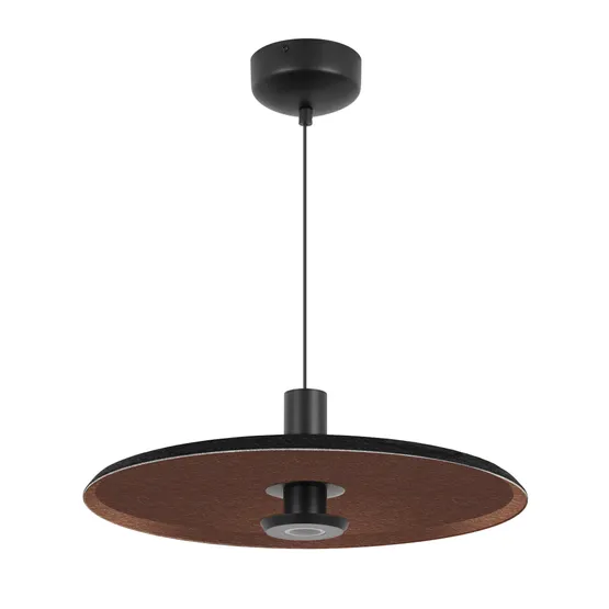 Фото #1 товара Светильник SP-KOTARO-R450-12W Warm2700 (BK-CF, 36 deg, 230V, TRIAC) (Arlight, IP20)