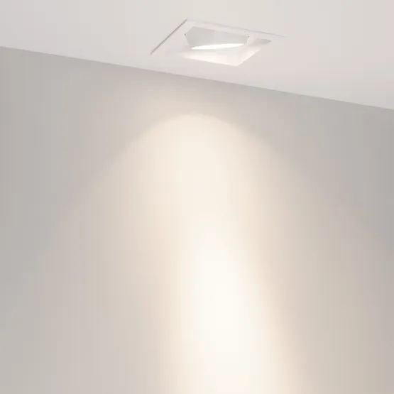 Фото #2 товара Светильник MS-VORTEX-BUILT-S140x140-30W Day4000 (WH-WH, 17 deg, 230V) (Arlight, IP20 Металл, 5 лет)