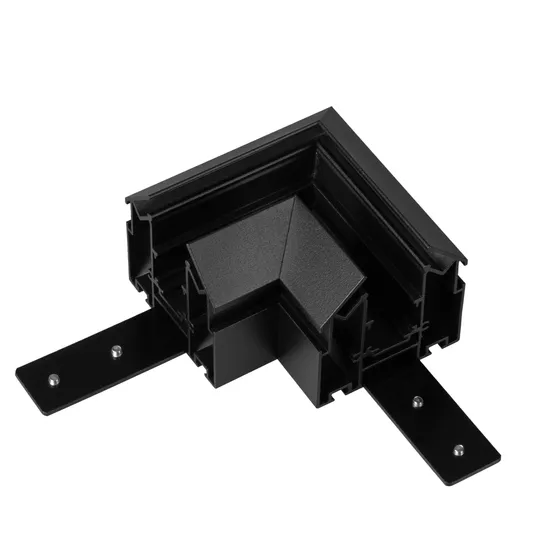 Фото товара Коннектор угловой MAG-ORIENT-CON-2653-STR-G-L90 (BK) (Arlight, IP20 Металл, 3 года)