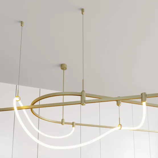 Фото #2 товара Держатель трека ART-APRIORI-HOLDER-HANG-TUBE-L1500 (OG) (Arlight, IP20 Металл, 3 года)