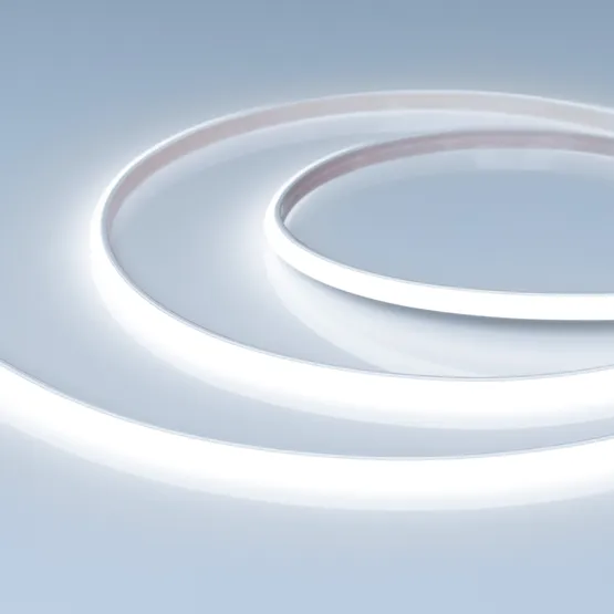 Фото #1 товара Светодиодная лента герметичная COB-PSW-X480-8mm 24V White6000 (6 W/m, IP67, TWP100, 5m) (Arlight, CRI>90)