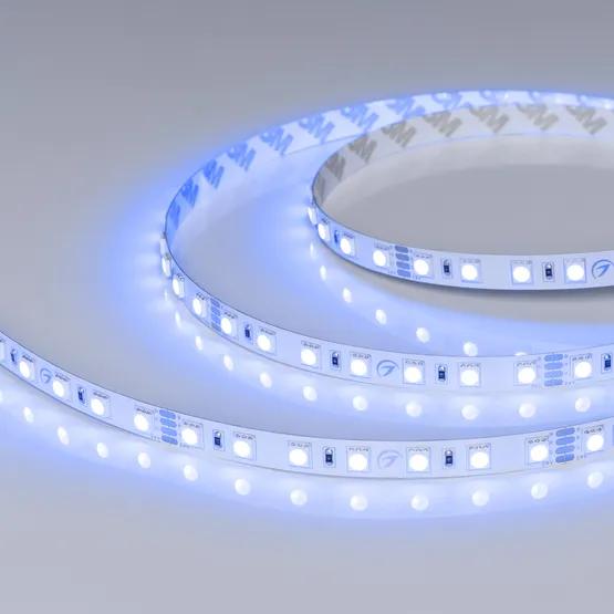 Фото #3 товара Светодиодная лента RT-B70-10mm 24V RGB (14 W/m, IP20, 5m) (Arlight, Открытый)