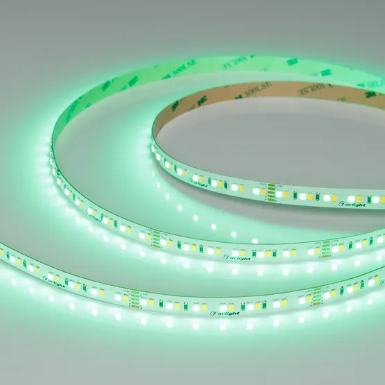 Фото #4 товара Светодиодная лента RT-A168-10mm 24V RGBW-Day (20 W/m, IP20, 5m) (Arlight, высок.эфф.150 лм/Вт)
