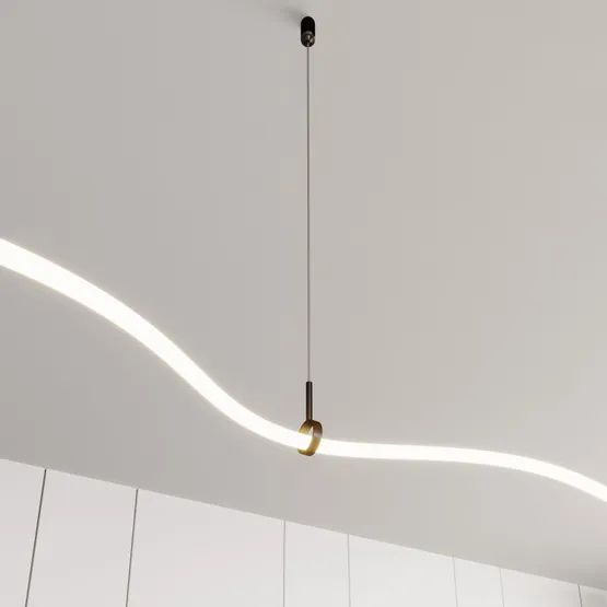 Фото #3 товара Держатель трека ART-APRIORI-HOLDER-HANG-TUBE-L1500 (BK) (Arlight, IP20 Металл, 3 года)