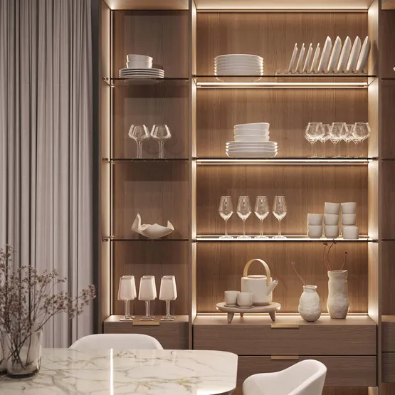 Фото #4 товара Профиль с экраном SL-KANT-H10-SQUARE-2000 IRON GREY (Arlight, Алюминий+пластик)