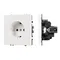 Минифото #1 товара Механизм электрической розетки SCT-NOBE-MEU1-SFPL-WH (230V, 16A) (Arlight, -)