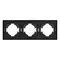 Минифото #3 товара Рамка пластиковая FRM-TENDO-PL-3-BK (Arlight, -)